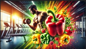 「筋肉モリモリ！パプリカを食べて理想のボディを手に入れよう！」