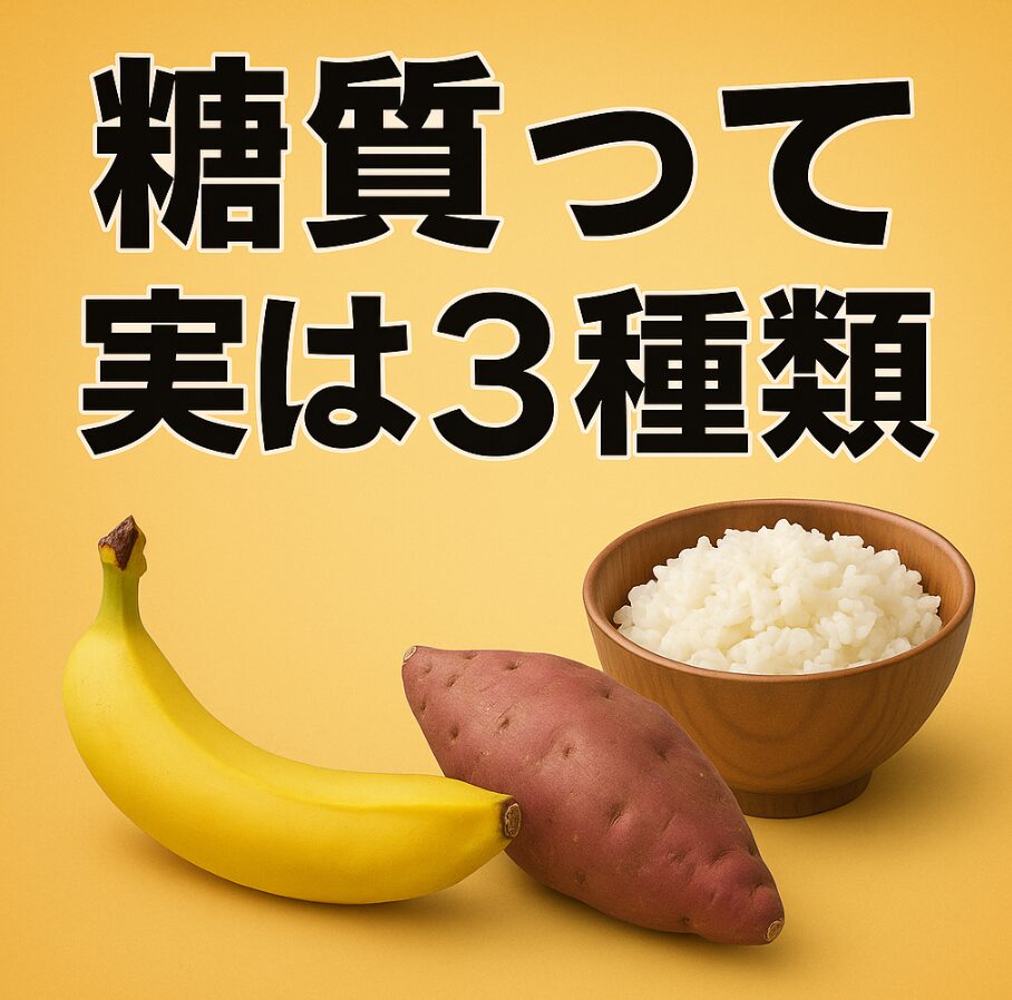 糖質＝ご飯だけじゃない!? 筋トレ初心者が知るべき3つの顔！糖質を理解する：筋トレ初心者のための基礎知識