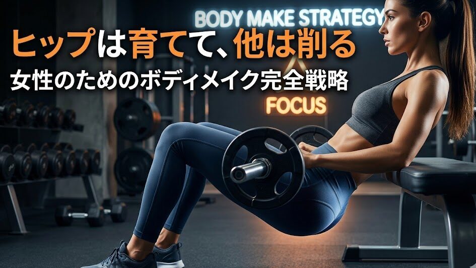 【女性向け】お尻だけ大きくして他は細くする方法(中級者以上)